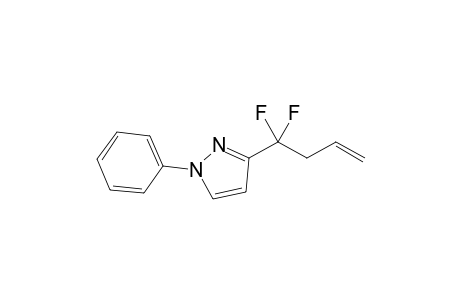 3-(1,1-Difluorobut-3-enyl)-1-phenyl-1H-pyrazol