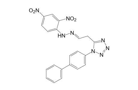 1-(4-biphenyl)-1H-tetrazole-5-acetaldehyde, (2,4-dinitrophenyl)hydrazone