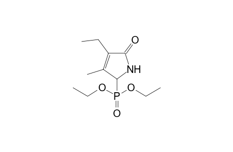 2-Diethoxyphosphoryl-4-ethyl-3-methyl-1,2-dihydropyrrol-5-one