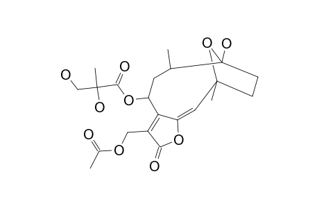 VERNCHINILIDE_D;8-ALPHA-(2,3-DIHYDROXY-2-METHYLPROPANOYLOXY)_HIRSUTINOLIDE_13-O-ACETATE