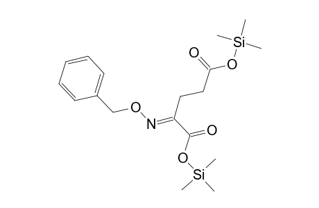 Pentanedioic acid, 2-[(phenylmethoxy)imino]-, bis(trimethylsilyl) ester