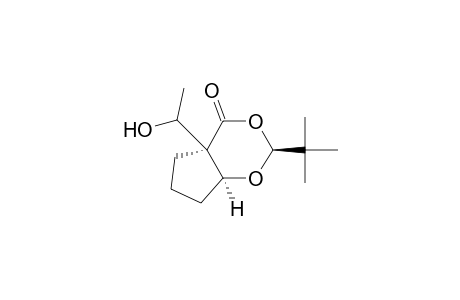 Cyclopenta-1,3-dioxin-4(4aH)-one, 2-(1,1-dimethylethyl)tetrahydro-4a-(1-hydroxyethyl)-, [2S-[2.alpha.,4a.beta.(R*),7a.beta.]]-