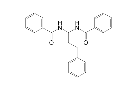 N-(1-benzamido-3-phenyl-propyl)benzamide