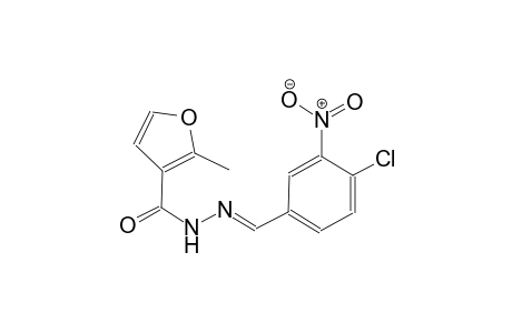 N'-[(E)-(4-chloro-3-nitrophenyl)methylidene]-2-methyl-3-furohydrazide
