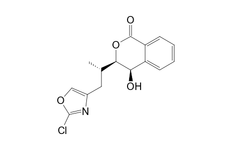 (+-)-(3R,4R)-3-((S)-1-(2-Chlorooxazol-4-yl)propan-2-yl)-4-hydroxyisochroman-1-one