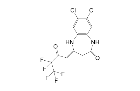 (4Z)-7,8-Dichloro-1,3,4,5-tetrahydro-4-(3,3,4,4,4-pentafluoro-2-oxobutylidene)-2H-1,5-benzodiazepin-2-one