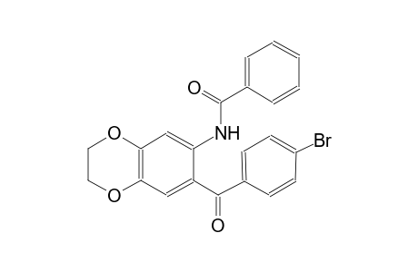 N-[7-(4-bromobenzoyl)-2,3-dihydro-1,4-benzodioxin-6-yl]benzamide