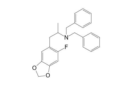 N,N-Dibenzyl-2-fluoro-4,5-methylenedioxyamphetamine