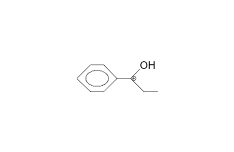 Phenyl-ethyl-hydroxy-carbenium cation