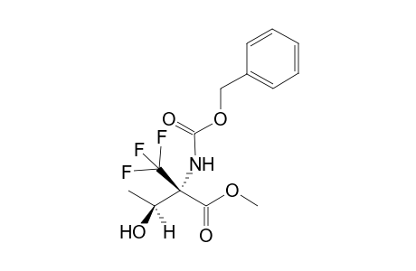 (2S,3S)-3-hydroxy-2-(phenylmethoxycarbonylamino)-2-(trifluoromethyl)butanoic acid methyl ester