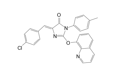 5-(4-Chlorobenzylidene)-3-(4-methylphenyl)-2-(8-quinolinoxy)-4H-imidazolin-4-one