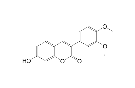 2H-1-benzopyran-2-one, 3-(3,4-dimethoxyphenyl)-7-hydroxy-