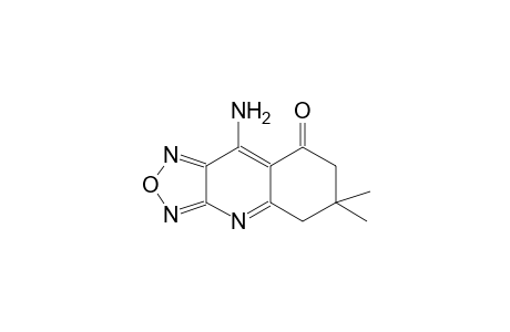 9-amino-6,6-dimethyl-6,7-dihydro[1,2,5]oxadiazolo[3,4-b]quinolin-8(5H)-one