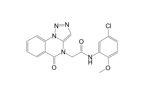 [1,2,3]triazolo[1,5-a]quinazoline-4-acetamide, N-(5-chloro-2-methoxyphenyl)-4,5-dihydro-5-oxo-