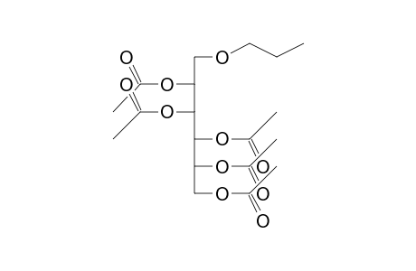 1,2,3,4,5-Penta-O-acetyl-6-O-propyl-d-mannitol