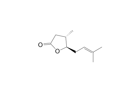(4S,5R)-4-methyl-5-(3-methylbut-2-enyl)-2-oxolanone