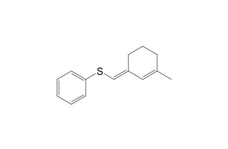 1-Methyl-3-[(phenylthio)methylene]-1-cyclohexene