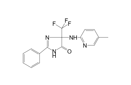 4-[(5-methylpyridin-2-yl)amino]-2-phenyl-4-(trifluoromethyl)-4,5-dihydro-1H-imidazol-5-one