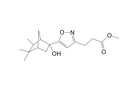 2-exo-[3-(2-Methoxycarbonylethyl)-5-Isoxazolyl)-5,6,6-trmethylbicyclo[2.2.1]heptan-2-endo-ol