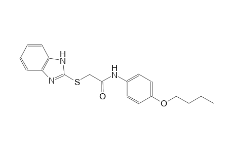 2-(1H-benzimidazol-2-ylsulfanyl)-N-(4-butoxyphenyl)acetamide