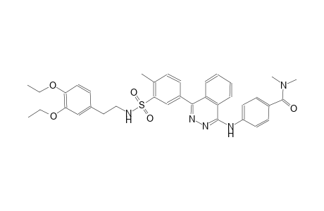 benzamide, 4-[[4-[3-[[[2-(3,4-diethoxyphenyl)ethyl]amino]sulfonyl]-4-methylphenyl]-1-phthalazinyl]amino]-N,N-dimethyl-