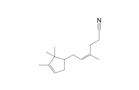 (Z)-4-Methyl-6-(2,2,3-trimethylcyclopent-3-enyl)hex-4-enenitrile