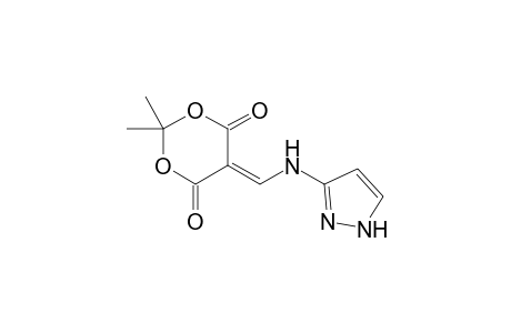 5-(N-Pyrazol-3-ylaminomethylene)-2,2-dimethyl-1,3-dioxane-4,6-dione