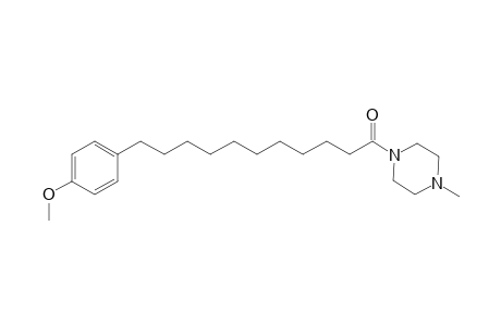 4-Methoxyphenyl)-PA-M11:0 [11-(4-Methoxyphenyl)undecyl-N-methylpiperazinamide]