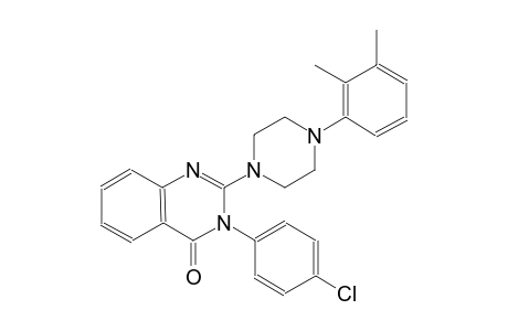 3-(4-chlorophenyl)-2-[4-(2,3-dimethylphenyl)-1-piperazinyl]-4(3H)-quinazolinone