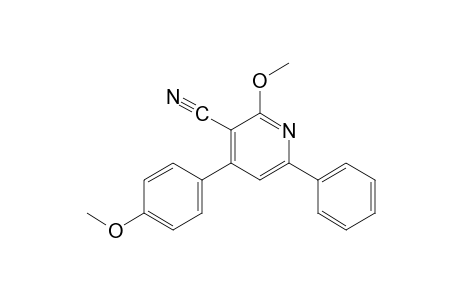 2-methoxy-4-(p-methoxyphenyl)-5-phenylnicotinonitrile