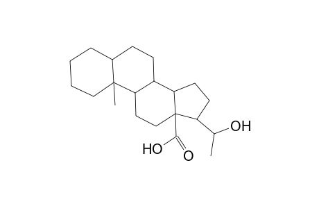 Pregnan-18-oic acid, 20-hydroxy-, (5.alpha.)-
