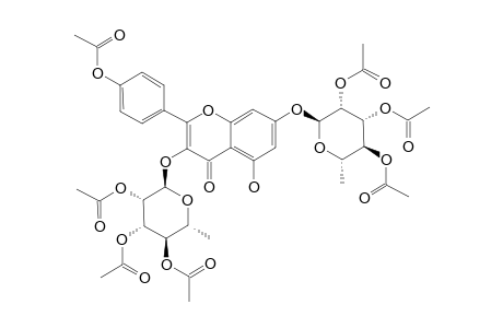 KAEMPFEROL-3-O-ALPHA-L-RHAMNOPYRANOSIDE-7-O-ALPHA-L-RHAMNOPYRANOSIDE-PERACETYLATED