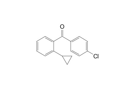 (4-Chlorophenyl)(2-cyclopropylphenyl)methanone