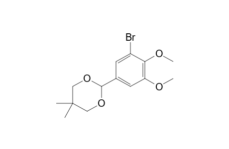 2-(3-bromanyl-4,5-dimethoxy-phenyl)-5,5-dimethyl-1,3-dioxane