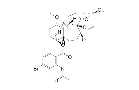 N-DEETHYL-5''-BROMO-LAPPACONITINE-IMINE