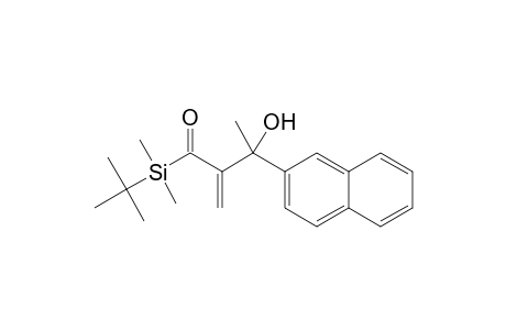 1-[tert-butyl(dimethyl)silyl]-2-methylidene-3-naphthalen-2-yl-3-oxidanyl-butan-1-one
