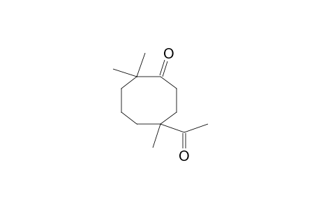 Cyclooctanone, 6-acetyl-2,2,6-trimethyl-, (.+-.)-
