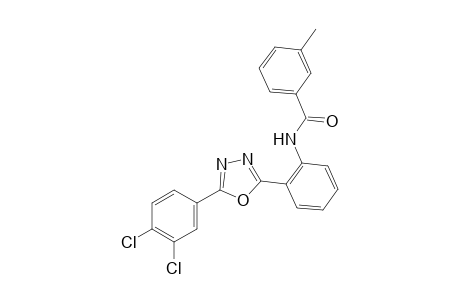 2'-[5-(3,4-dichlorophenyl)-1,3,4-oxadiazol-2-yl]-m-toluanilide