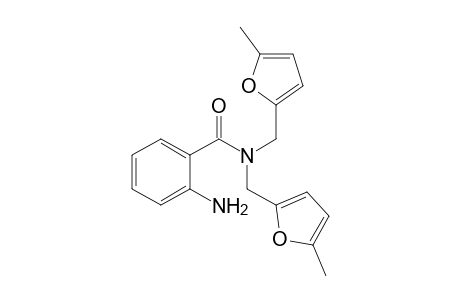 2-Amino-N,N-bis[(5-methyl-2-furyl)methyl]benzamide