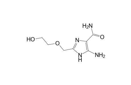 4-amino-2-(2-hydroxyethoxymethyl)-1H-imidazole-5-carboxamide