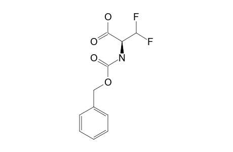 (-)-(2R)-N-BENZYLOXYCARBONYL-3,3-DIFLUOROALANINE