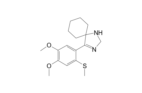 1,3-Diazaspiro[4.5]dec-3-ene, 4-[4,5-dimethoxy-2-(methylthio)phenyl]-