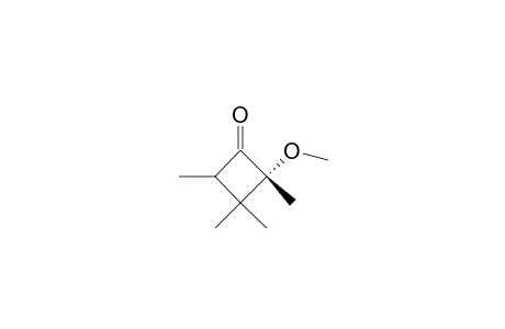 2-METHOXY-2,3,3,4-TETRAMETHYLCYCLOBUTAN-1-ONE