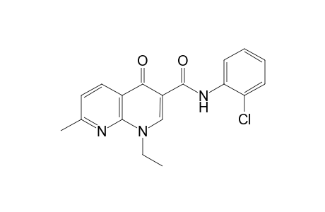 2'-chloro-1,4-dihydro-1-ethyl-7-methyl-4-oxo-1,8-naphthypridine-3-carboxanilide