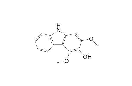 3-Hydroxy-2,4-dimethoxy-9H-carbazole