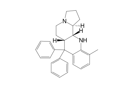 (6aR,12aR,12bS)-1,2,3,5,6,6a,7,12,12a,12b-Decahydro-11-methyl-7,7-diphenylindolizino[3,4-b]quinoline