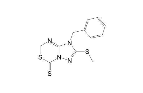1-BENZYL-2-METHYLTHIO-1,7-DIHYDRO-5H-1,2,4-TRIAZOLO-[1,5-C]-[1,3,5]-THIAZOLIDINE-5-THIONE