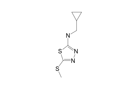 2-[(cyclopropylmethyl)amino]-5-(methylthio)-1,3,4-thiadiazole