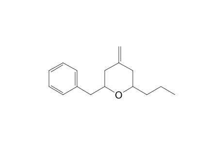 4-Methylene-6-propyl-2-benzyltetrahydropyran