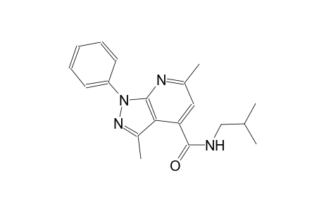 N-isobutyl-3,6-dimethyl-1-phenyl-1H-pyrazolo[3,4-b]pyridine-4-carboxamide